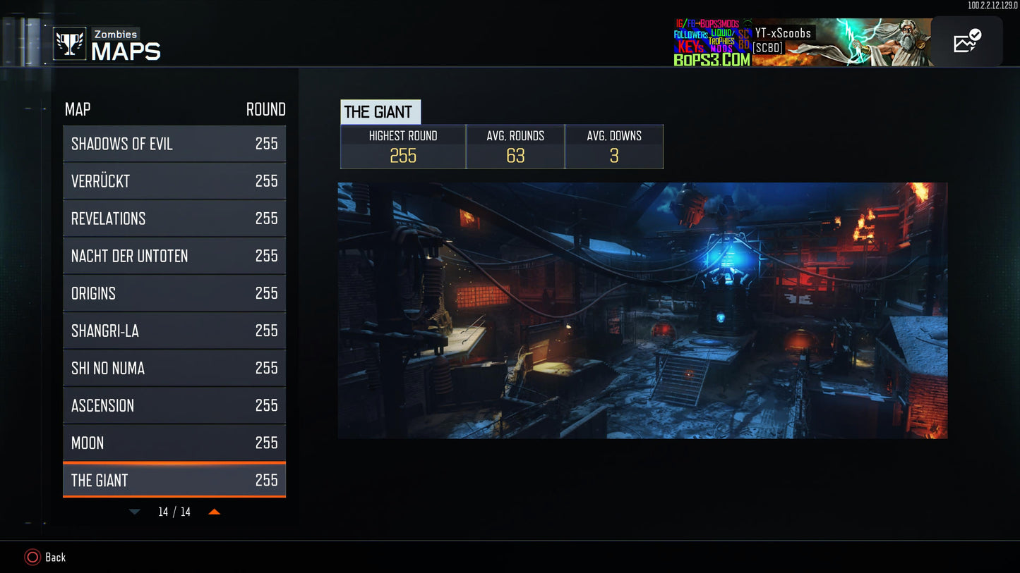 #3 Bo3 Customs Pack (Colored Names/Levels/Rounds) - Playstation 4/5