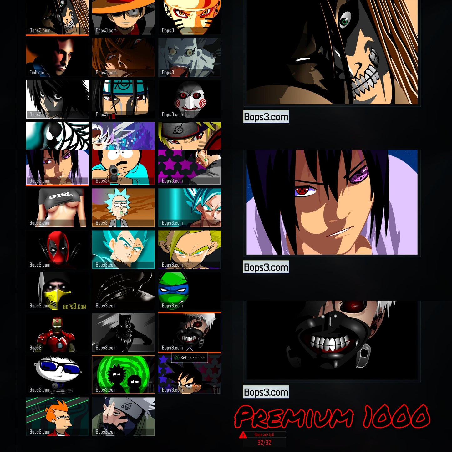 #8 Bo3 Emblem Pack - Playstation Only