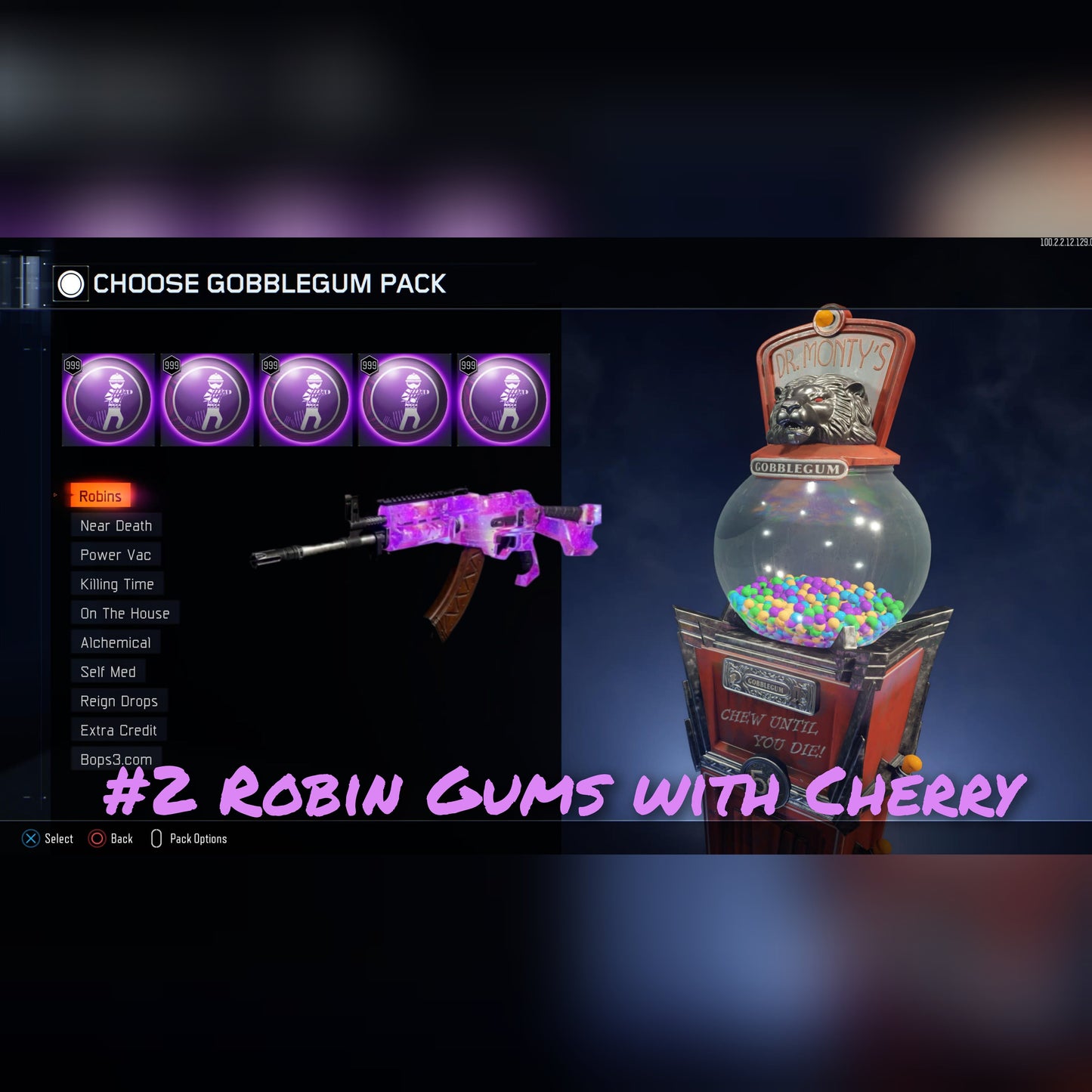 #2 Bo3 5x Robin Gum Pack - Playstation Only