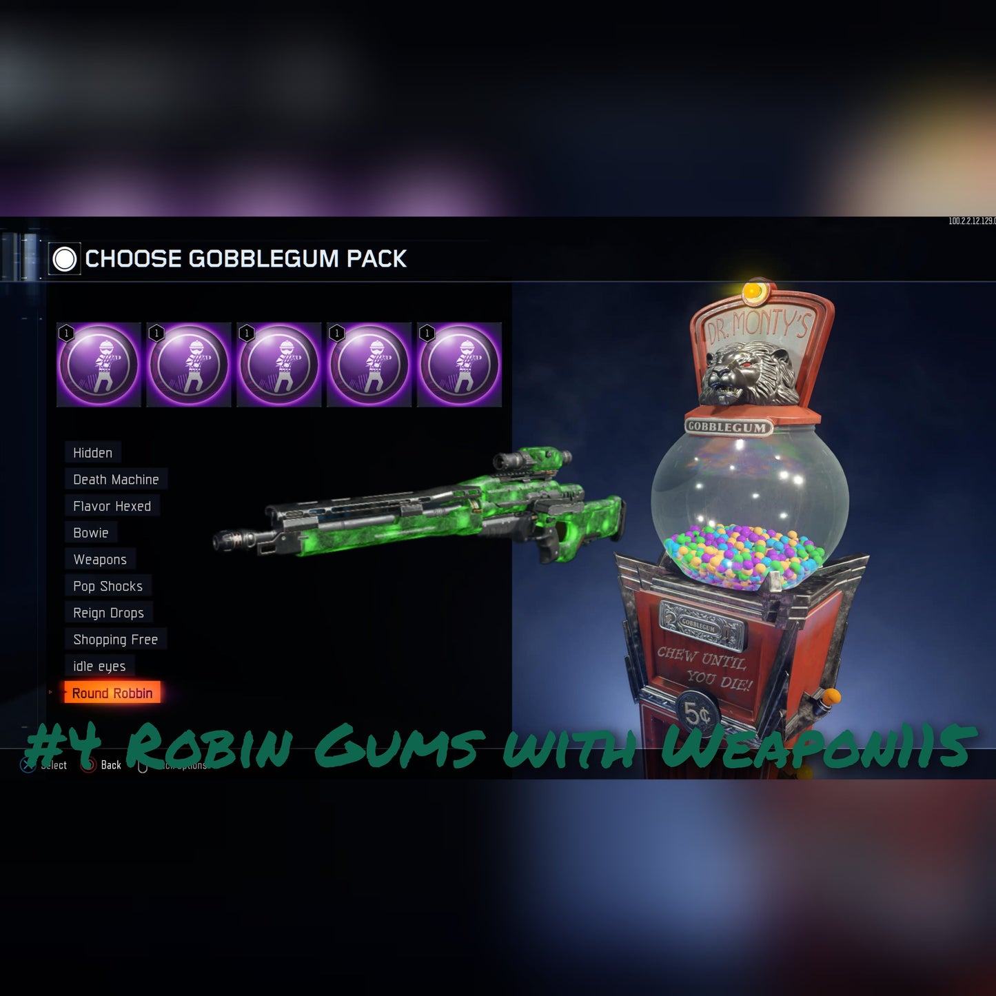 #2 Bo3 5x Robin Gum Pack - Playstation Only