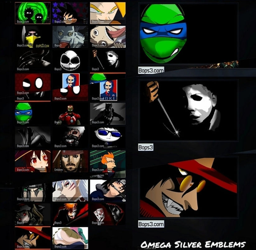 #5 Bo3 Colored Name Pack - Playstation Only