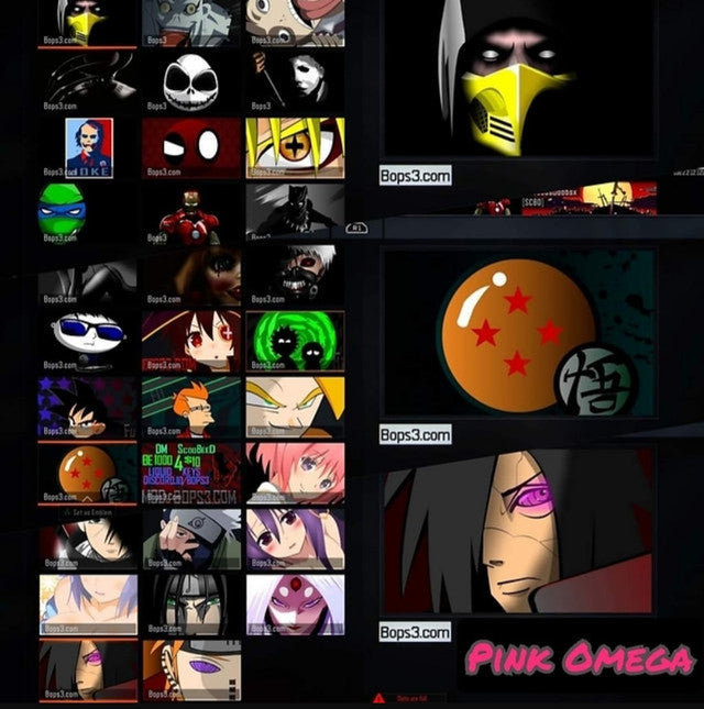#5 Bo3 Colored Name Pack - Playstation Only